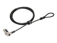 Kensington N17 Serialized Combination Cable Lock for Dell Devices with Wedge Slots - 25 Pack - cable de securite