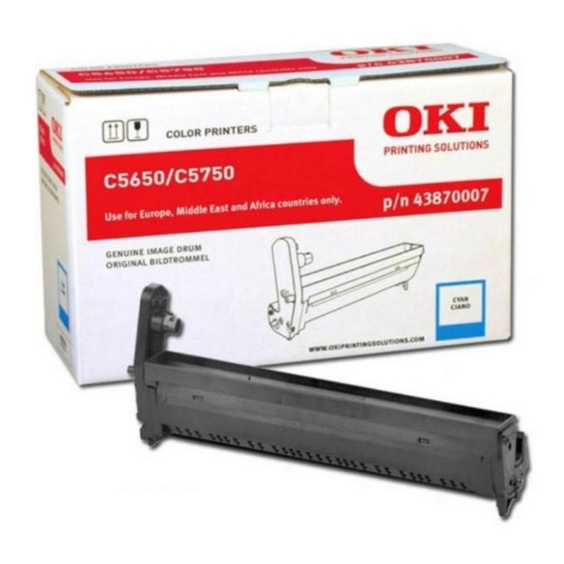 OKI Tambour d'image laser cyan original OKI pour C5650 et C5750 20000 pages