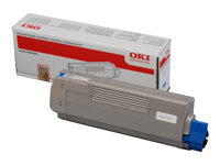 Oki - cyan - original - cartouche de toner