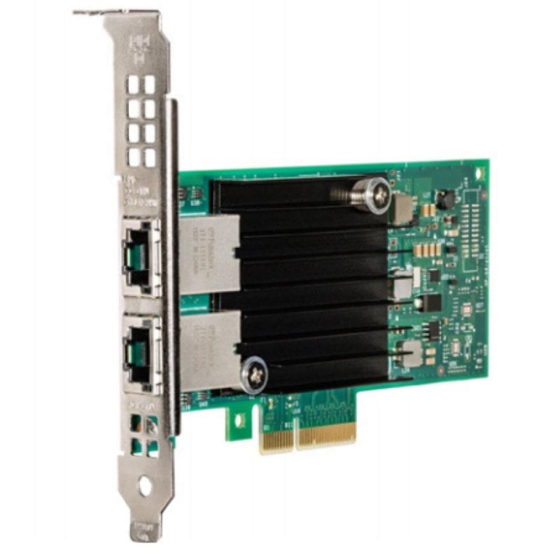 Intel Adaptateur Ethernet Intel X550-T2 PCIe 10Gb s Alámbrico Green Argenté