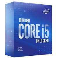 Processeur Intel Core i5 10600KF BX8070110600KF Socket LGA1200 chipset Intel serie 400 125W

