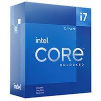 IntelA� Core i7 12700KF, 3,6 GHz 4,9 GHz Turbo Boost socket 1700, Processeur
