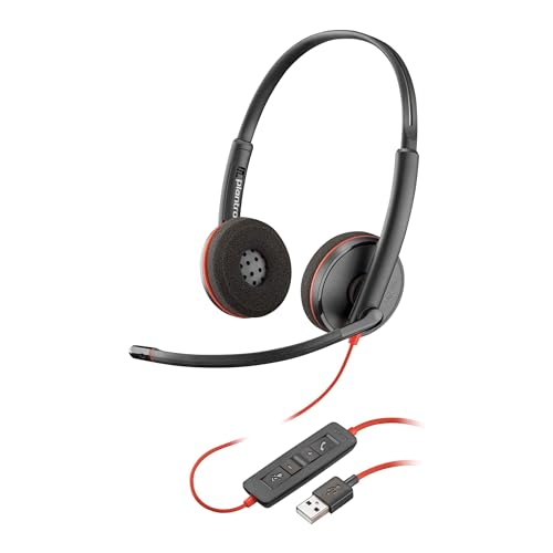 Plantronics C3220 Casque stéréo USB Blackwire Noir