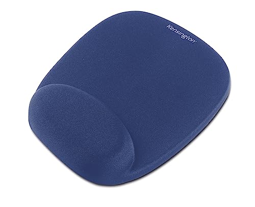 Kensington Repose-Poignet en Mousse Ergonomique et Confortable pour Souris - Compatible avec Souris Laser et Optiques - 32 x 252 x 210 mm - Bleu (64271),, 1