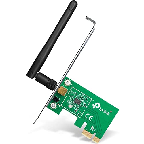 TP-Link Carte WiFi PC Adaptateur PCI Express (PCIe) N 150 Mbps, Compatible avec Windows 11 10 8.1 8 7 Vista XP, TL-WN781ND