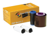 Zebra Zebra TrueColours ix Series YMCKOK - cassette a ruban d'impression - couleur (Yellow, magenta, cyan, Black, transparent, Black)