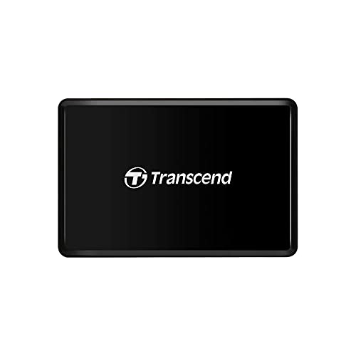 Transcend Lecteur de cartes mémoire tout en un USB 3.0 microSD SD CompactFlash Memory Stick - Noir TS-RDF8K