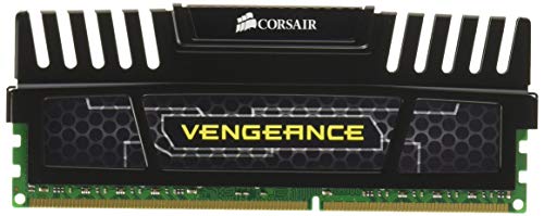 Corsair CMZ8GX3M1A1600C10 Vengeance 8GB (1x8GB) DDR3 Jusqu'à 1600 MHz CL10, Noir
