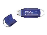 Integral Europe Integral Courier FIPS 197 Encrypted USB 3.0 - cle USB - 8 Go