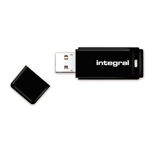 Cle USB Integral Neon 16Go Black - Design fluorescent - Compatible PC et Mac