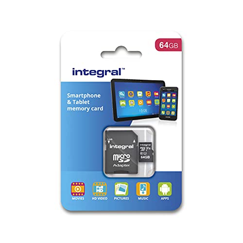 Integral Europe Integral Smartphone and Tablet - carte memoire flash - 64 Go - microSDXC UHS-I