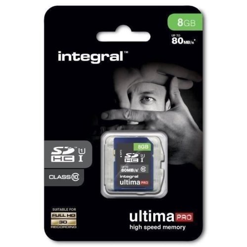 Integral Europe Integral UltimaPro - carte memoire flash - 8 Go - SDHC UHS-I