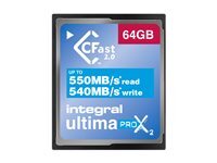 Integral Europe Integral UltimaPro X2 - carte memoire flash - 64 Go - CFast 2.0