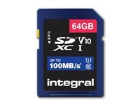 Integral Europe Integral - carte memoire flash - 64 Go - SDXC UHS-I