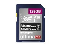 Integral Europe Integral UltimaPro - carte memoire flash - 128 Go - SDXC UHS-I