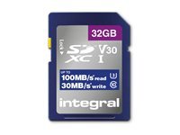 Integral Europe Integral - carte memoire flash - 32 Go - SDHC UHS-I
