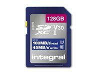 Integral Europe Integral - carte memoire flash - 128 Go - SDXC UHS-I