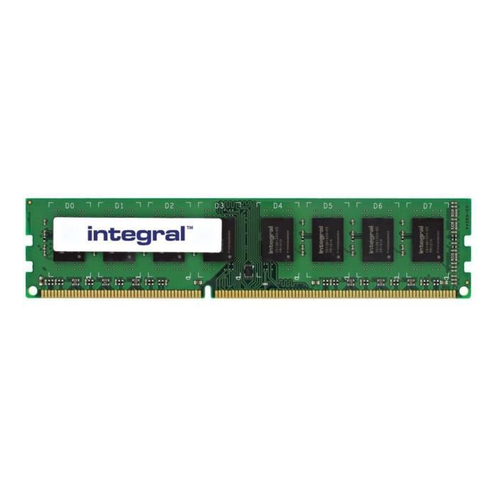 Memoire - INTEGRAL - DDR3 8 Go DIMM - 240 broches 1600 MHz PC3-12800 CL11 - 1.35 V sans tampon non-ECC