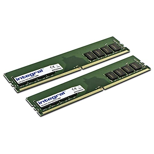 Integral 16GB(2x 8GB) DDR4 RAM 3200MHz DIMM Kit de mémoire PC de bureau