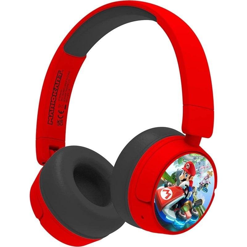 Blade Auriculares Blade Mario Kart sans fil et filaires Bluetooth Gaming Enfants Pliables Red