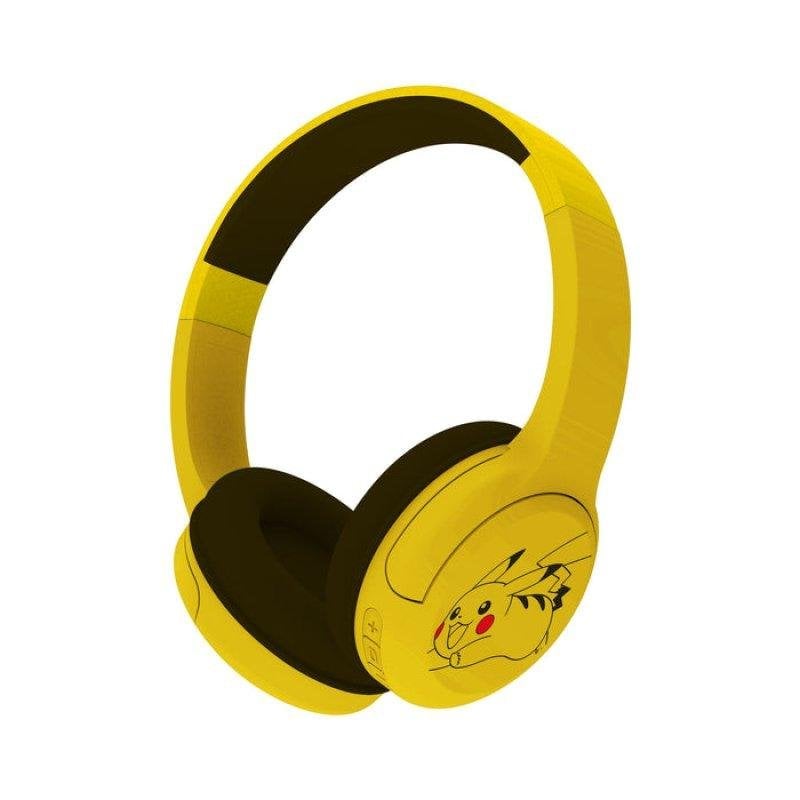otl Casque OTL Pokémon Pikachu Bluetooth sans fil et filaire, LED, Yellow