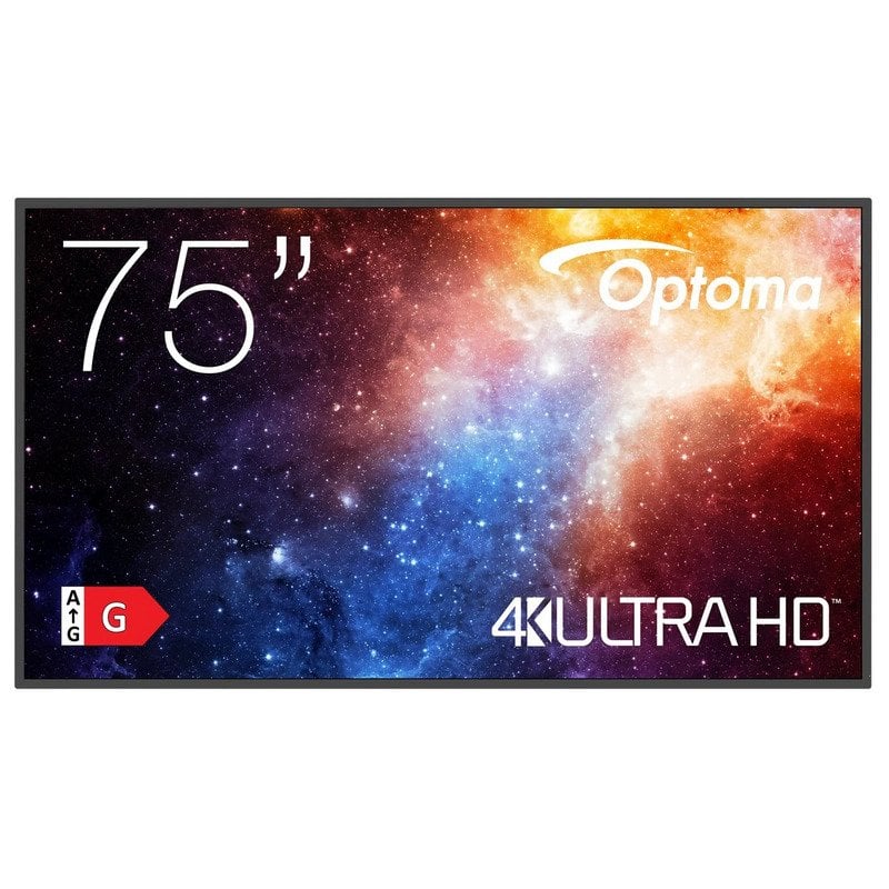 Optoma Écran professionnel LED Optoma N3751K 75 UltraHD 4K