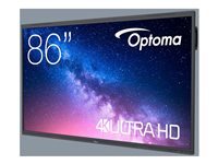 Optoma Optoma Creative Touch 5863RK 5-Series - 86 ecran LCD retro-eclaire par LED - 4K - pour communication interactive