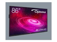 Optoma 1861RK 1-Series - 86 ecran LCD retro-eclaire par LED - 4K - pour communication interactive