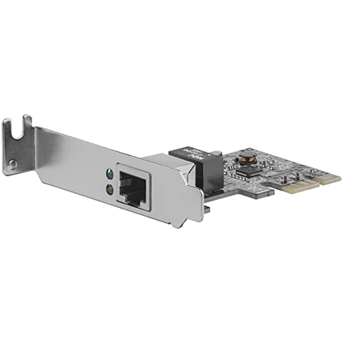 StarTech Carte Réseau PCIe 1 Port, RJ45, Profil Bas (ST1000SPEX2L)