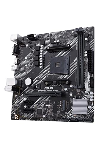 ADMI Pack CPU Carte Mère - AMD Ryzen 5 5500 ASUS Prime A520M-K (sans RAM) - Pré-assemblé et testé