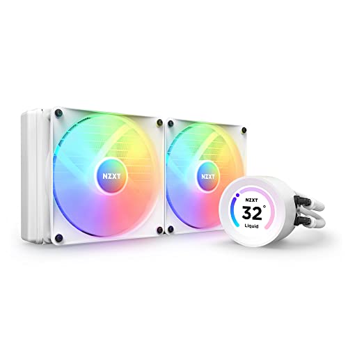 Nzxt NZXT Kraken Elite 280 RGB Processeur Refroidisseur de liquide tout en un 14 cm White 1 piA�ces