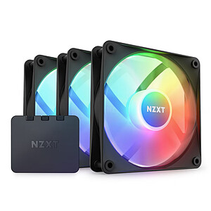 NZXT F120 RGB Core - Black (Pack de 3)
