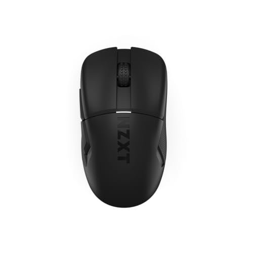 NZXT Lift Elite Souris de Jeu sans Fil – Ultralégère 57 g – Taux d'interrogation de 4K 8K, commutateurs optiques, capteur Optique de 26K DPI – Longue durée de Vie de la Batterie – Noir