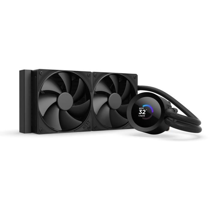 Watercooling NZXT Kraken Plus 240 Ecran LCD 1 54 personnalisable Black Performance amelioree

