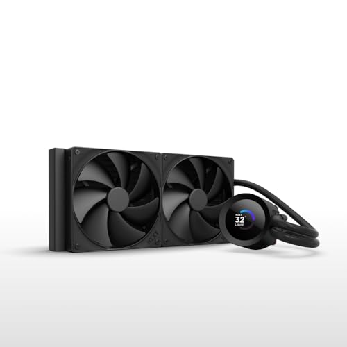 Nzxt Refrigeración Líquida NZXT Kraken Plus 280mm 2 Ventiladores Display TFT PWM Black
