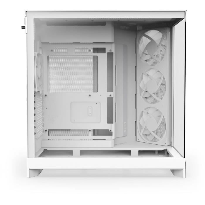 Boitier moyen tour NZXT H9 Flow RGB Ventilateurs RGB inclus White CM H92FW R1
