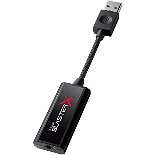 Creative Sound BlasterX G1 Carte son portable 7 1 avec Amplificateur de Casque Black
