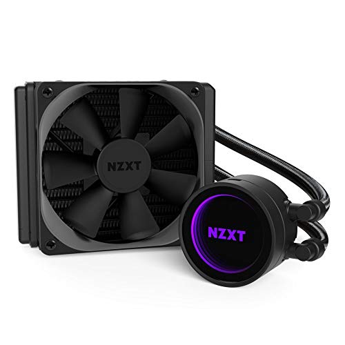 NZXT Kraken M22 120 mm - Refroidisseur liquide de processeur RGB tout-en-un - Avec fonctionnalité CAM - Tubes prolongés et renforcés - Ventilateur de radiateur PWM Aer P 120 mm (inclus)