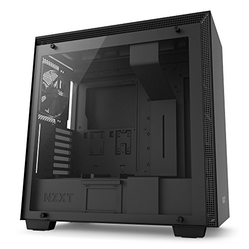 NZXT H700 - Boîtier de jeu PC mi-tour ATX - Panneau en verre trempé - Système de gestion des câbles amélioré – Compatible refroidisseur - Noir - Version 2018