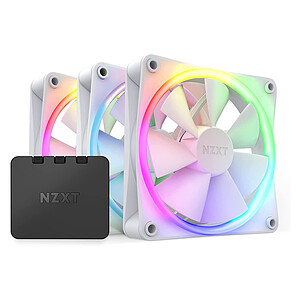 NZXT F120 Triple Pack White