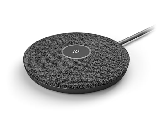 Logitech Rally Mic Pod Quatre microphones omnidirectionnels de formation de faisceau, filtre AI, détecteur d'activité vocale, annulation d'écho acoustique – Graphite (989-000430) (renouvelé)