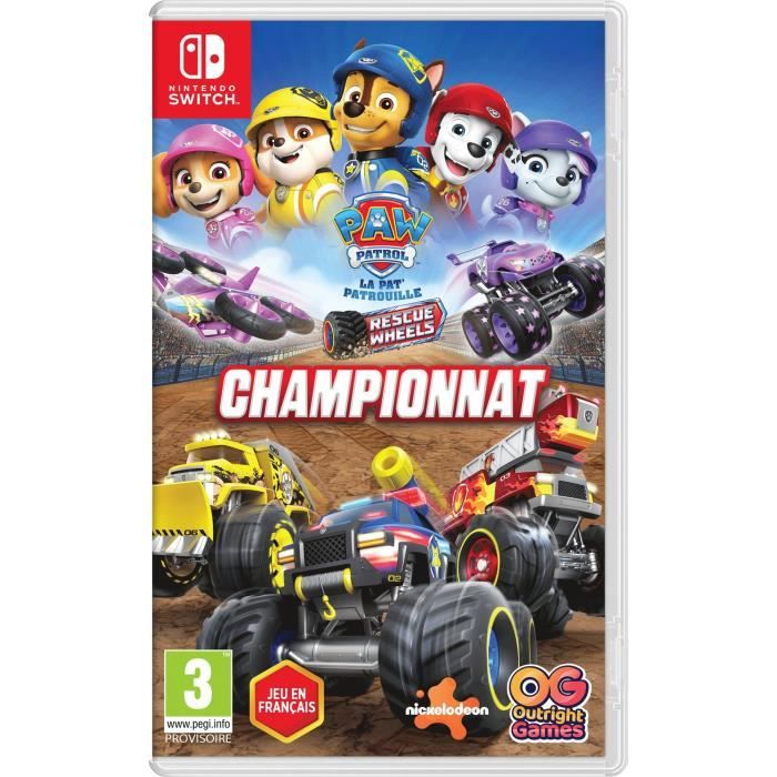 PAW Patrol Rescue Wheels - Championnat - Jeu Nintendo Switch