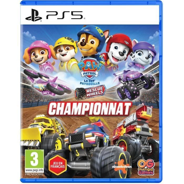PAW Patrol Rescue Wheels - Championnat - Jeu PS5