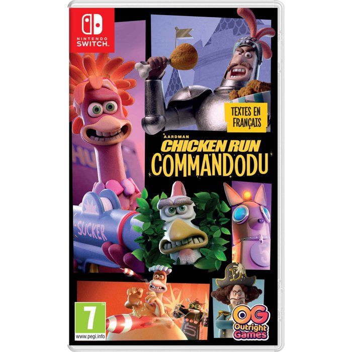 Chicken Run Commandodu - Jeu Nintendo Switch