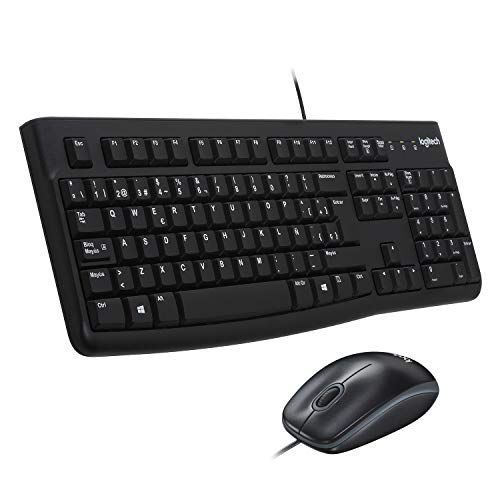 Logitech MK120 filaire clavier et souris for Windows - ESP QWERTY