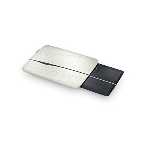 Logitech Touch Lapdesk N600 Support avec pavé tactile pour Ordinateur portable Protection thermique Commandes d'accès direct Ecran jusqu'à 16 pouces -Blanc