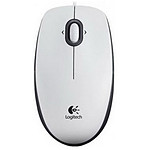 Logitech B100 Optical USB Mouse White