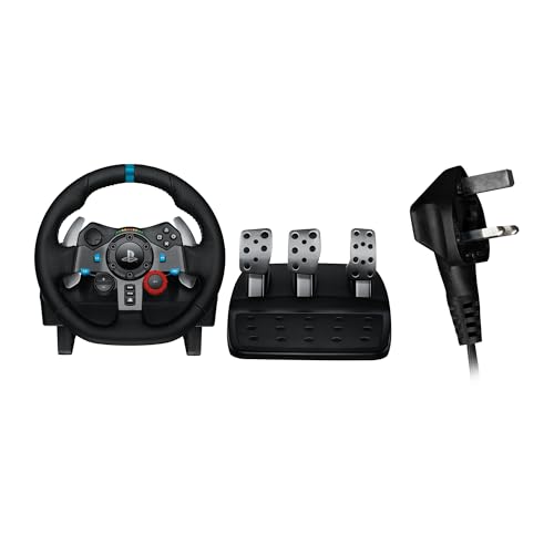 Logitech G G29 Driving Force volant de course et pédales, Prise éléctrique Anglaise - Noir