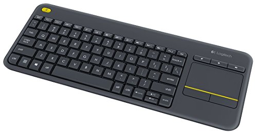 Logitech K400 Plus Clavier à pavé Tactile sans Fil (Clavier scandinave) - Noir