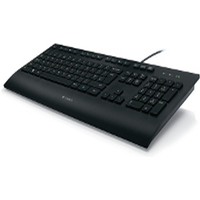 Logitech K280e Pro Clavier Filaire Business pour Windows Linux Chrome Plug and Play USB Saisie Discrete Taille Standard Resistant aux Eclaboussures Clavier AZERTY Francais Black
